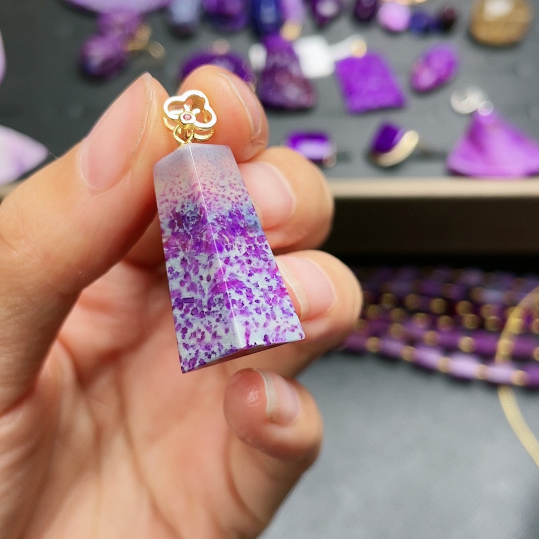 苏纪石（舒俱来）吊坠银S925镶嵌