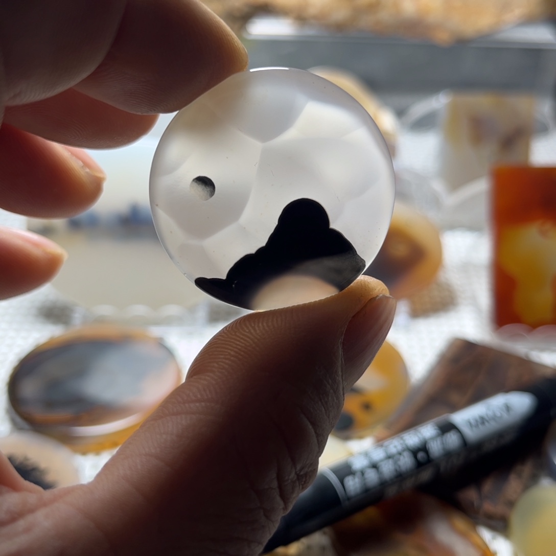 玛瑙/玉髓未镶嵌吊坠(不含链)