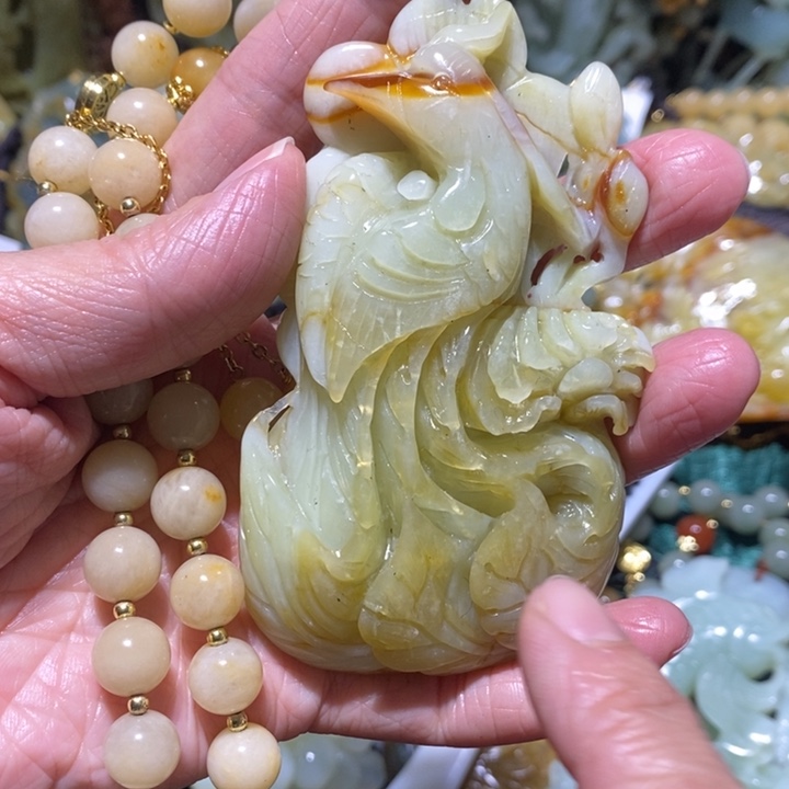 岫玉岫玉吊坠未镶嵌