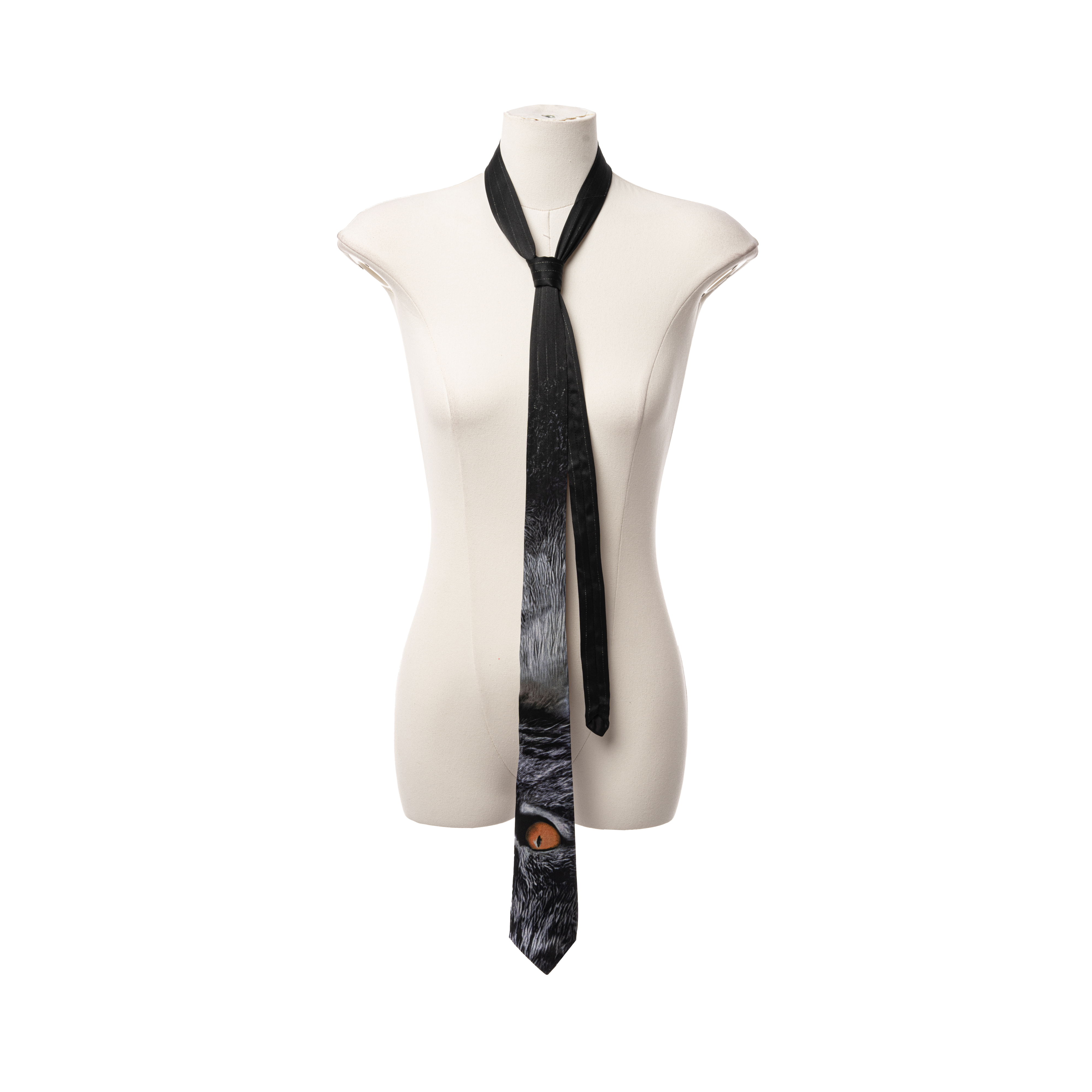 妖客灵兽的凝视C236531真丝领带高端配饰原创设计师国风小众