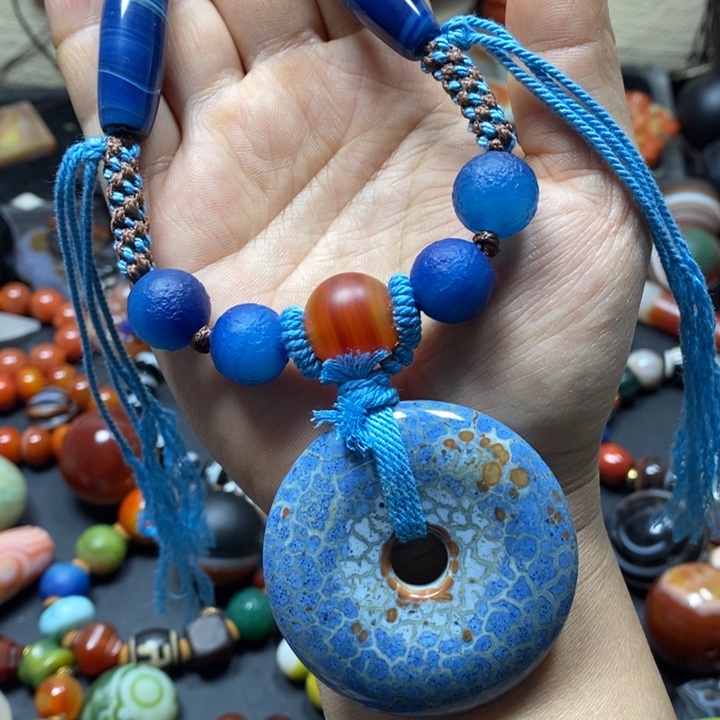 玛瑙/玉髓未镶嵌颈饰