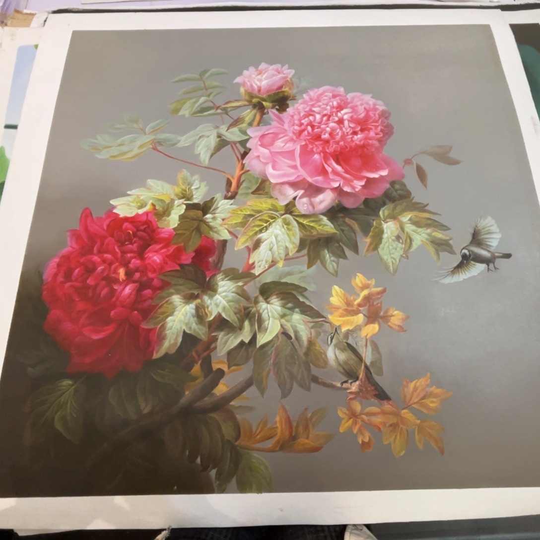 油画?*耀油画作品欣赏80.80瑕疵款