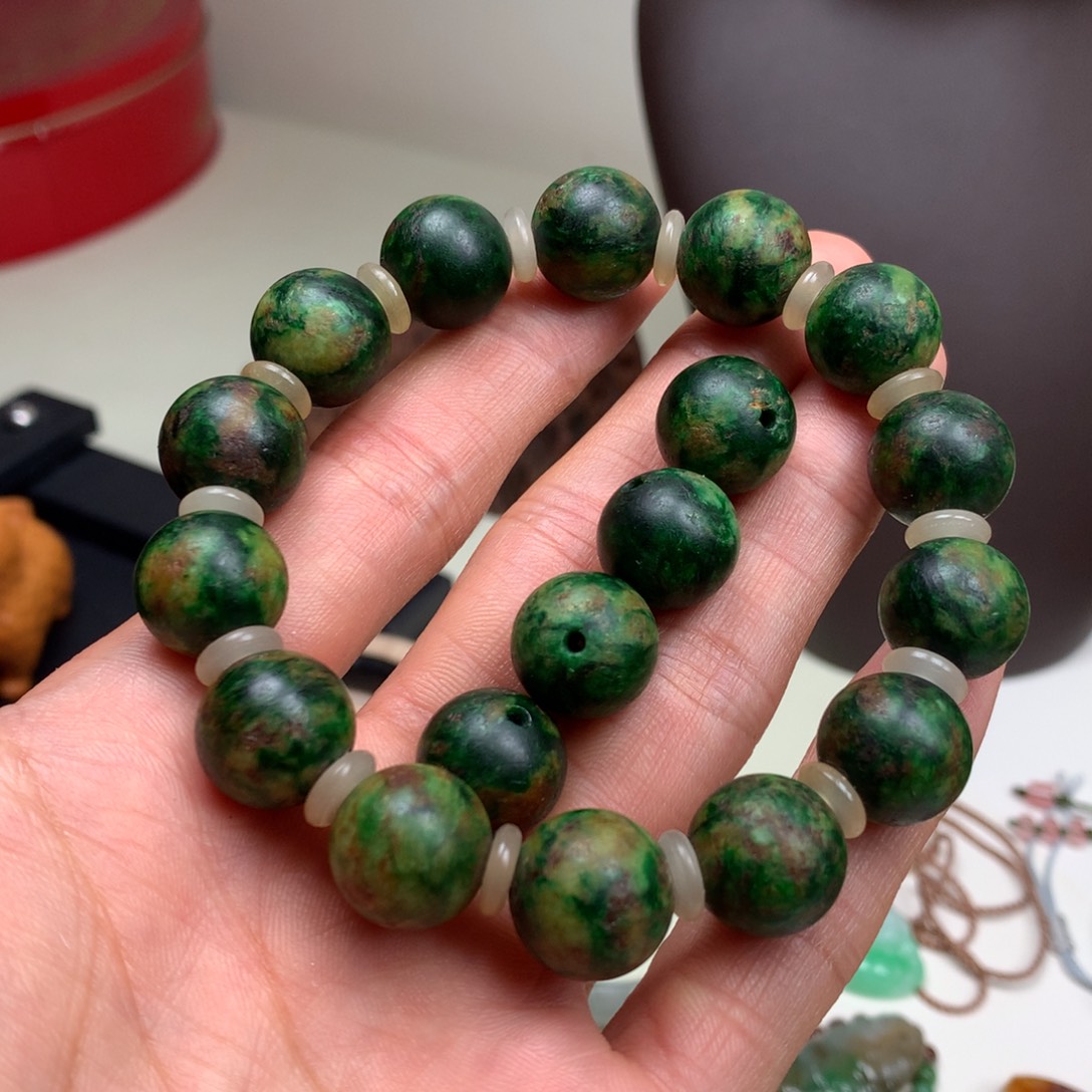 未镶嵌手串翡翠缅甸翡翠手串