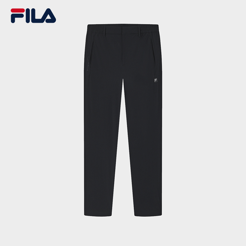 Fila/斐乐新款男【休闲轻商务立体剪裁梭织运动直筒裤】F11M533801F
