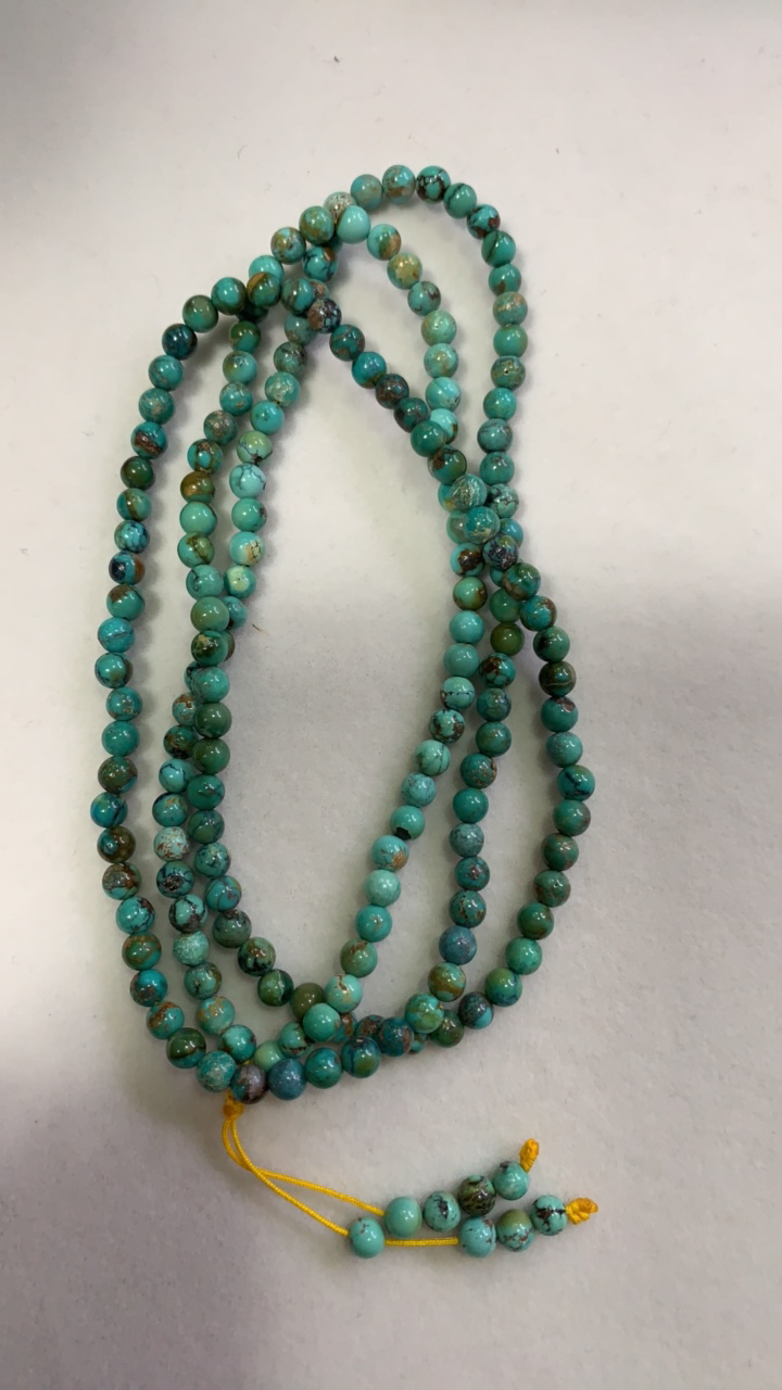 天然原矿绿松石多圈