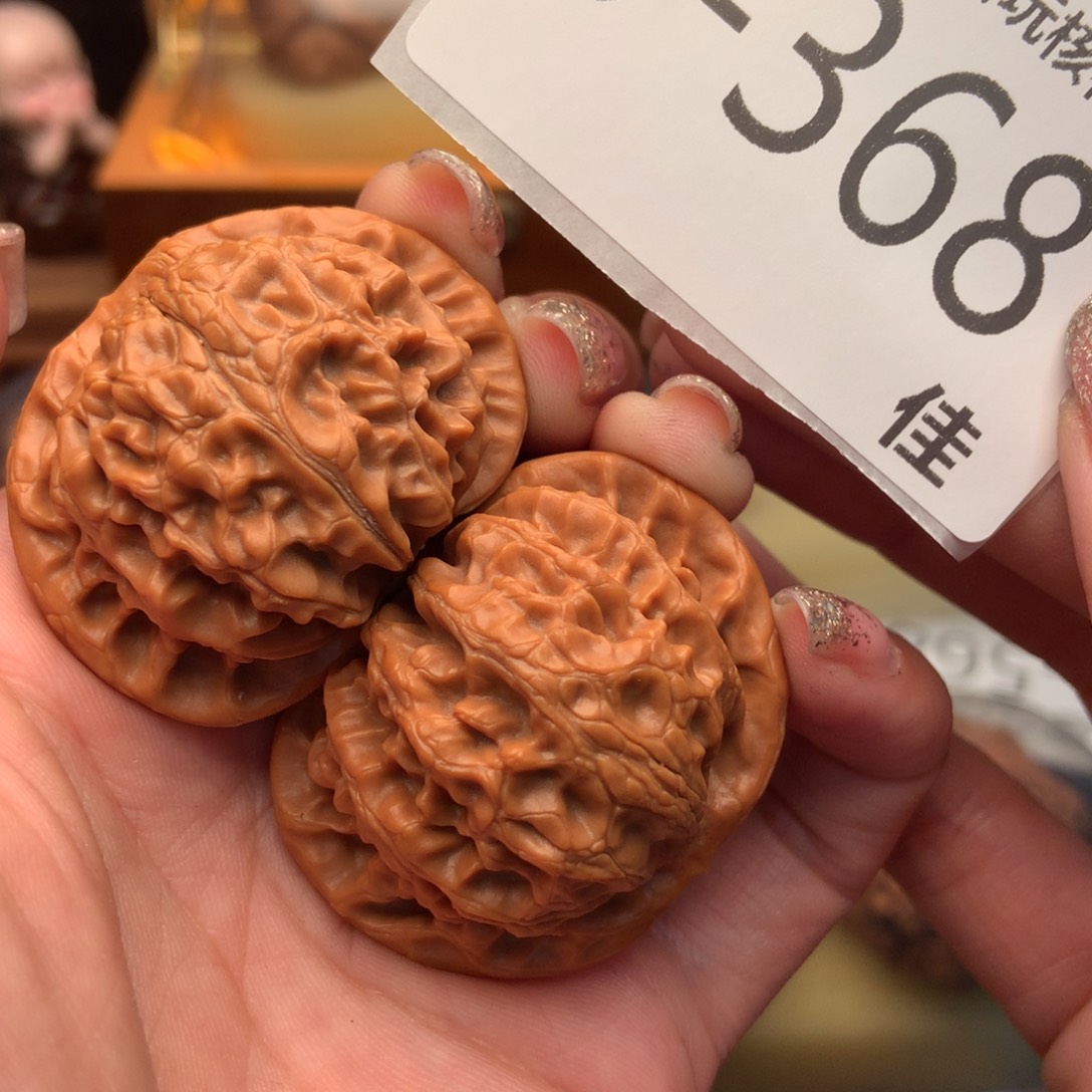 文玩核桃把件42宫灯