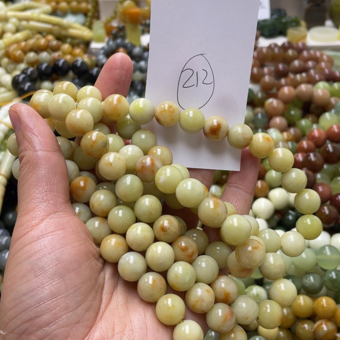 蛇纹石玉手链未镶嵌