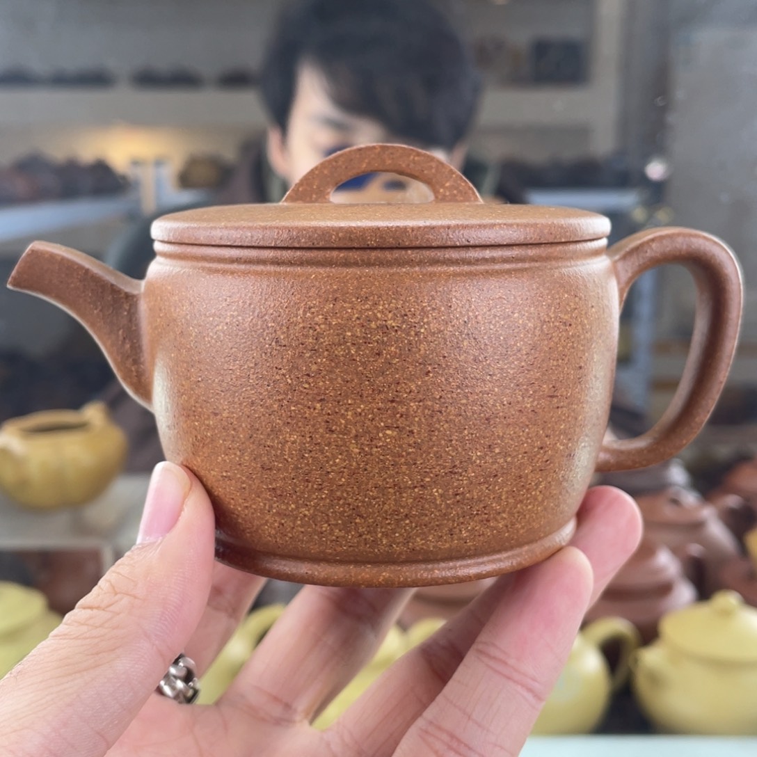 茶壶紫砂180cc黄降坡