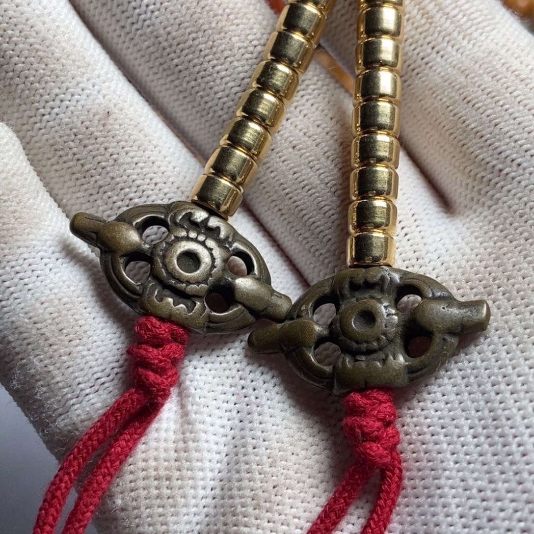 铜计数器吊坠一套