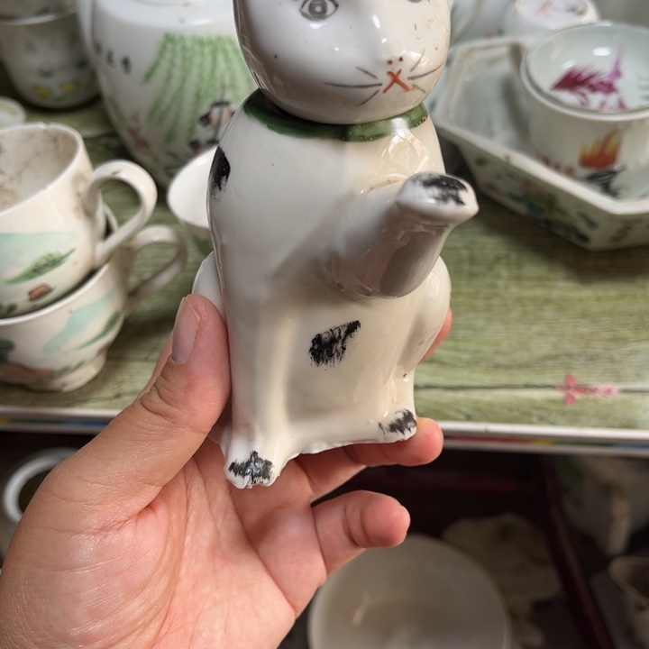 都是瑕疵品看好下单猫壶