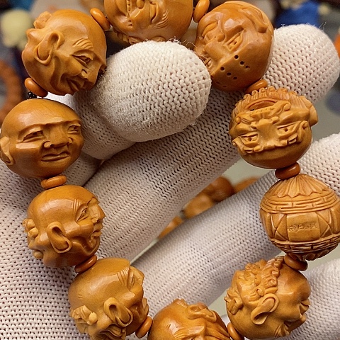 橄榄核手串/手链黎***-橄榄核须派罗汉