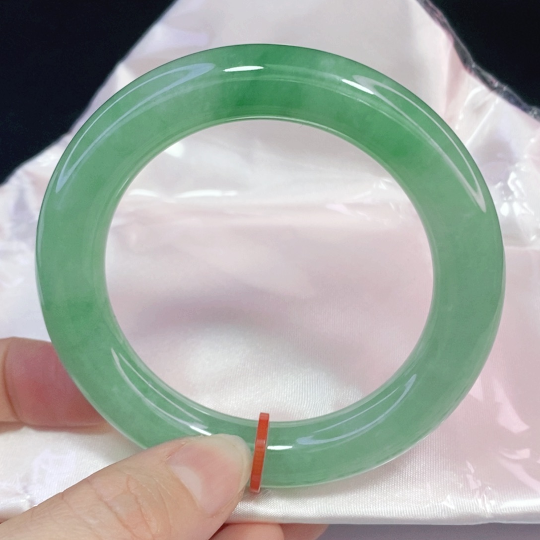 未镶嵌手镯翡翠54.5圆镯新货强推