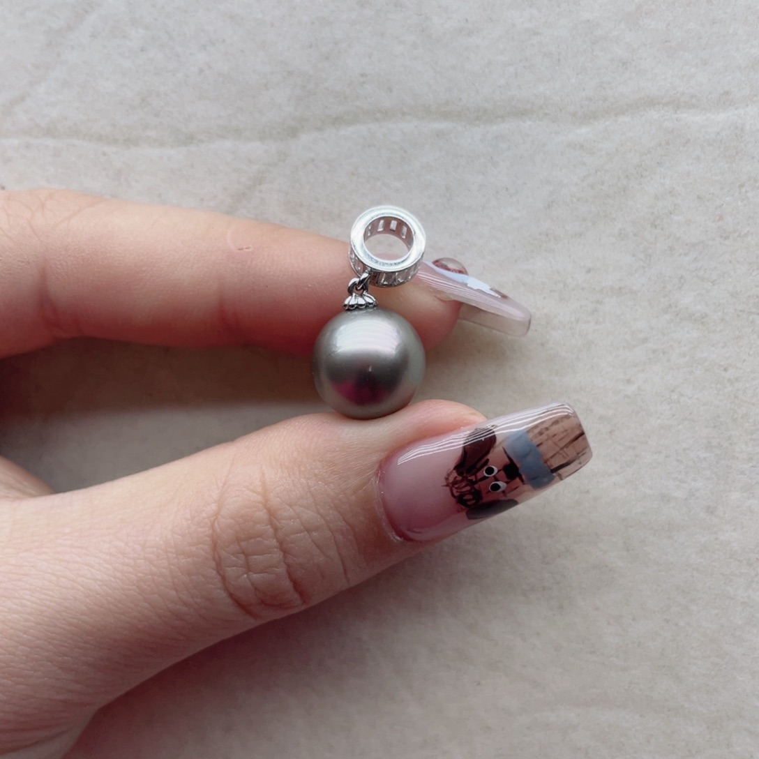 海水珍珠颈饰银S925镶嵌A65