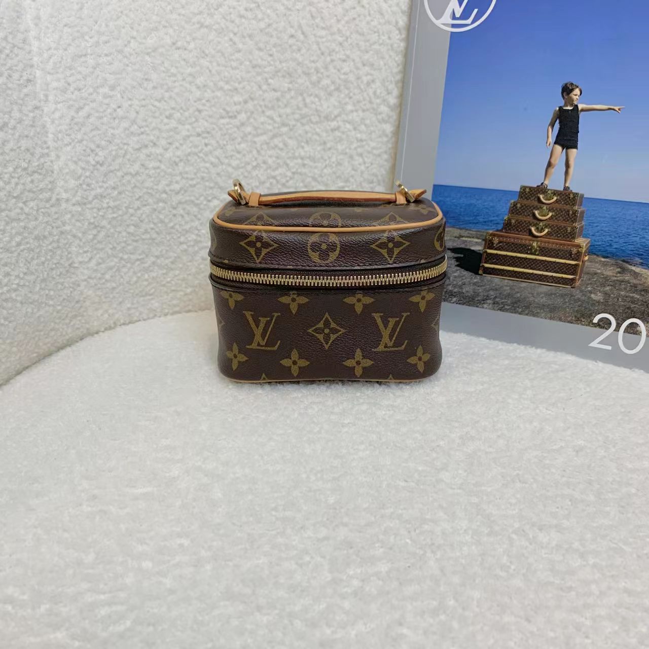 99新 LouisVuitton/路易威登 壹臻/老花nice nano 芯片 43804128