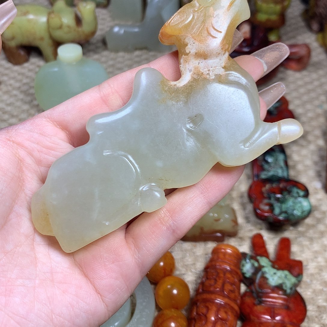 白玉菩提吊坠挂件