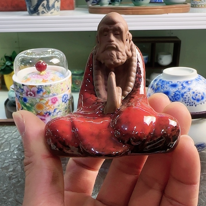 青花瓷器茶叶罐旅行套装