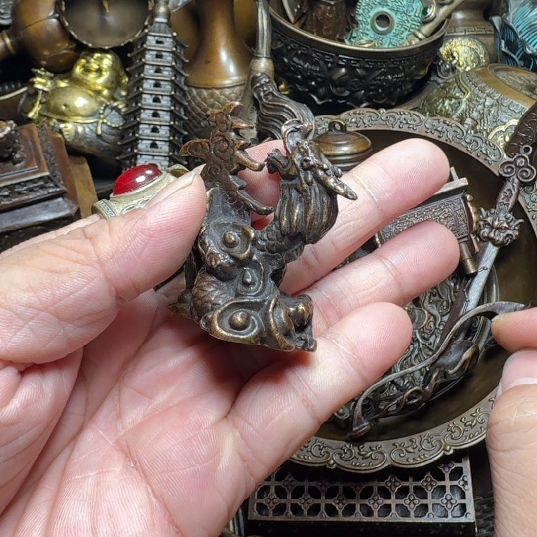铜器摆件收收藏藏