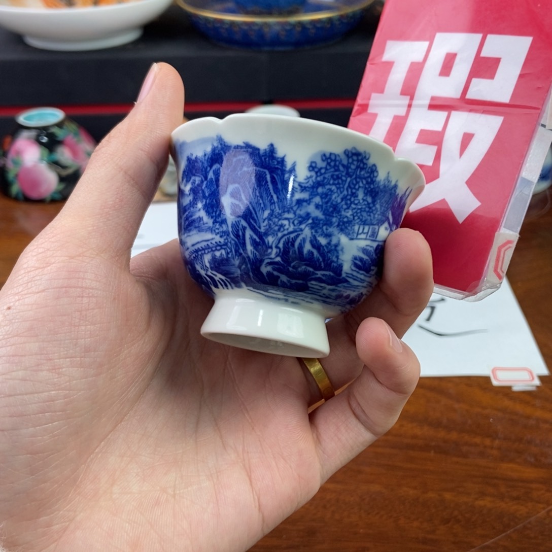 杯景德镇手绘陶瓷艺术