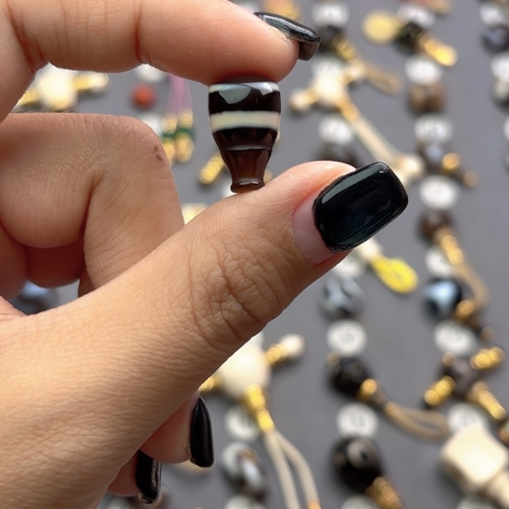 玛瑙/玉髓未镶嵌文玩配饰适配4-7mm的串