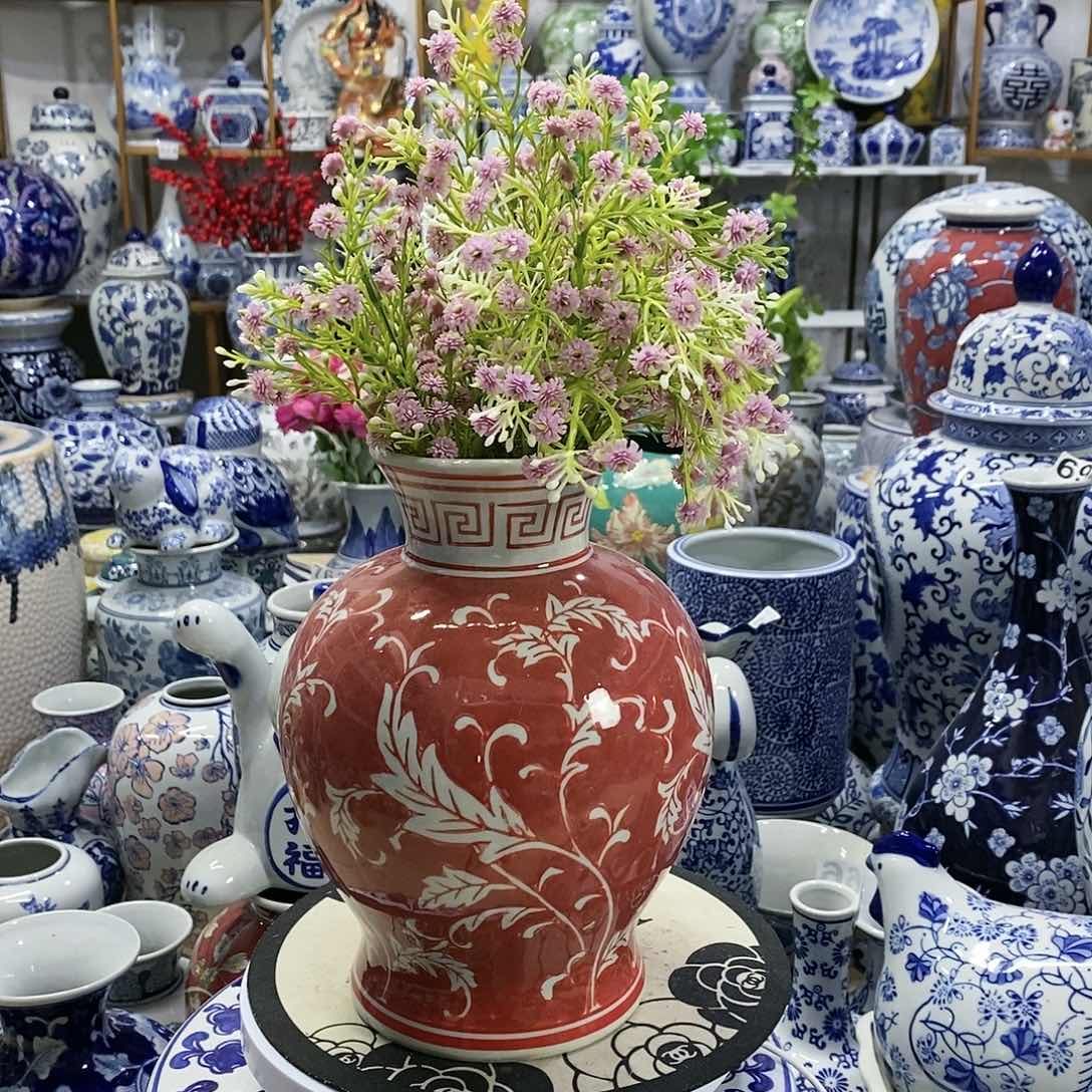 【闪购商品】摆件石榴花瓶摆件……