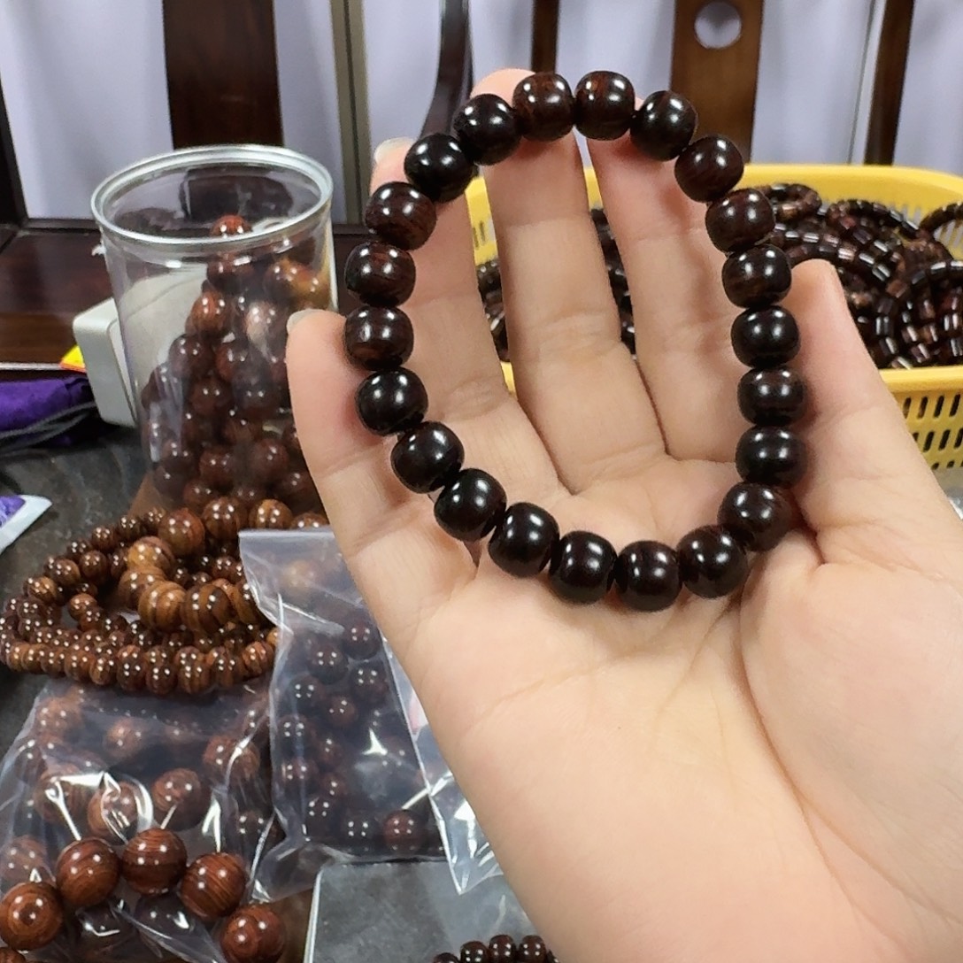 手串/手链黄花梨/降香黄檀1.0×0.9小老型紫油梨百年老料海黄手