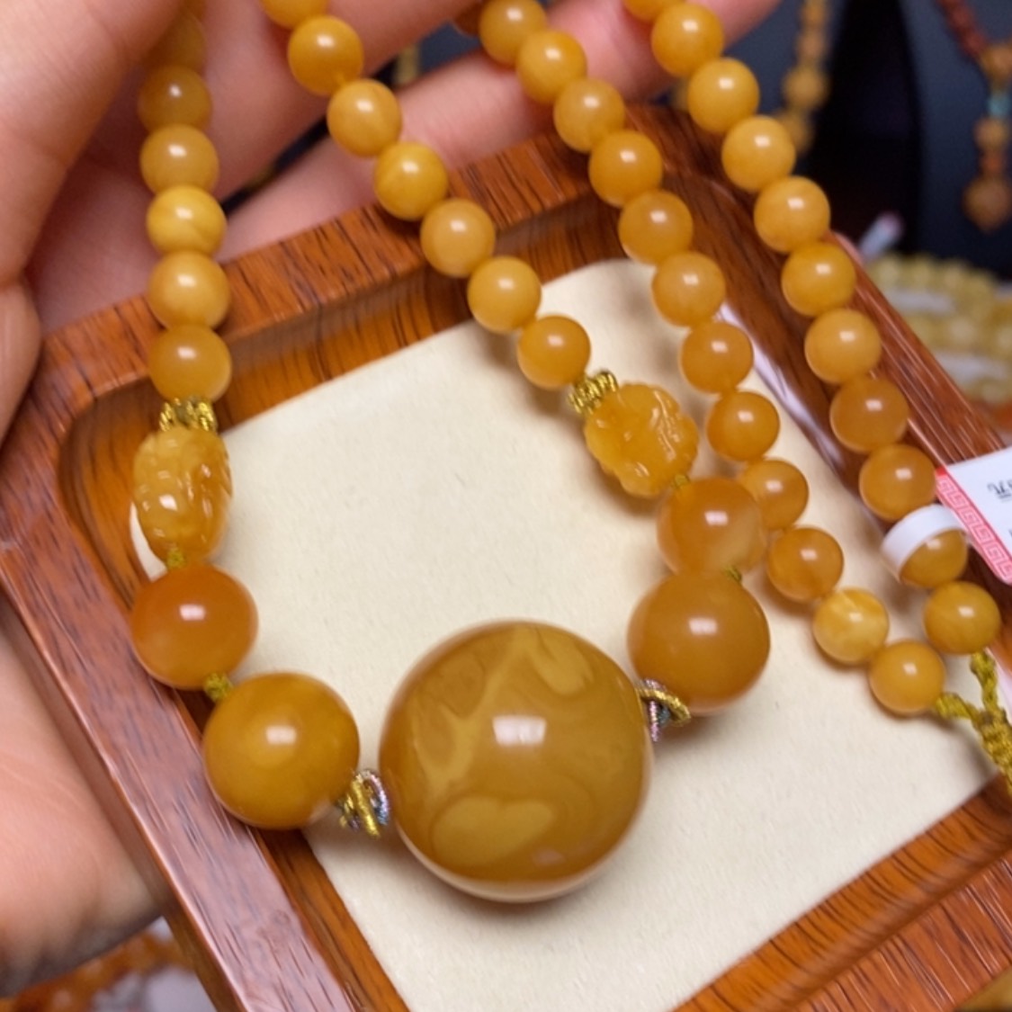 【闪购商品】蜜蜡颈饰未镶嵌项链