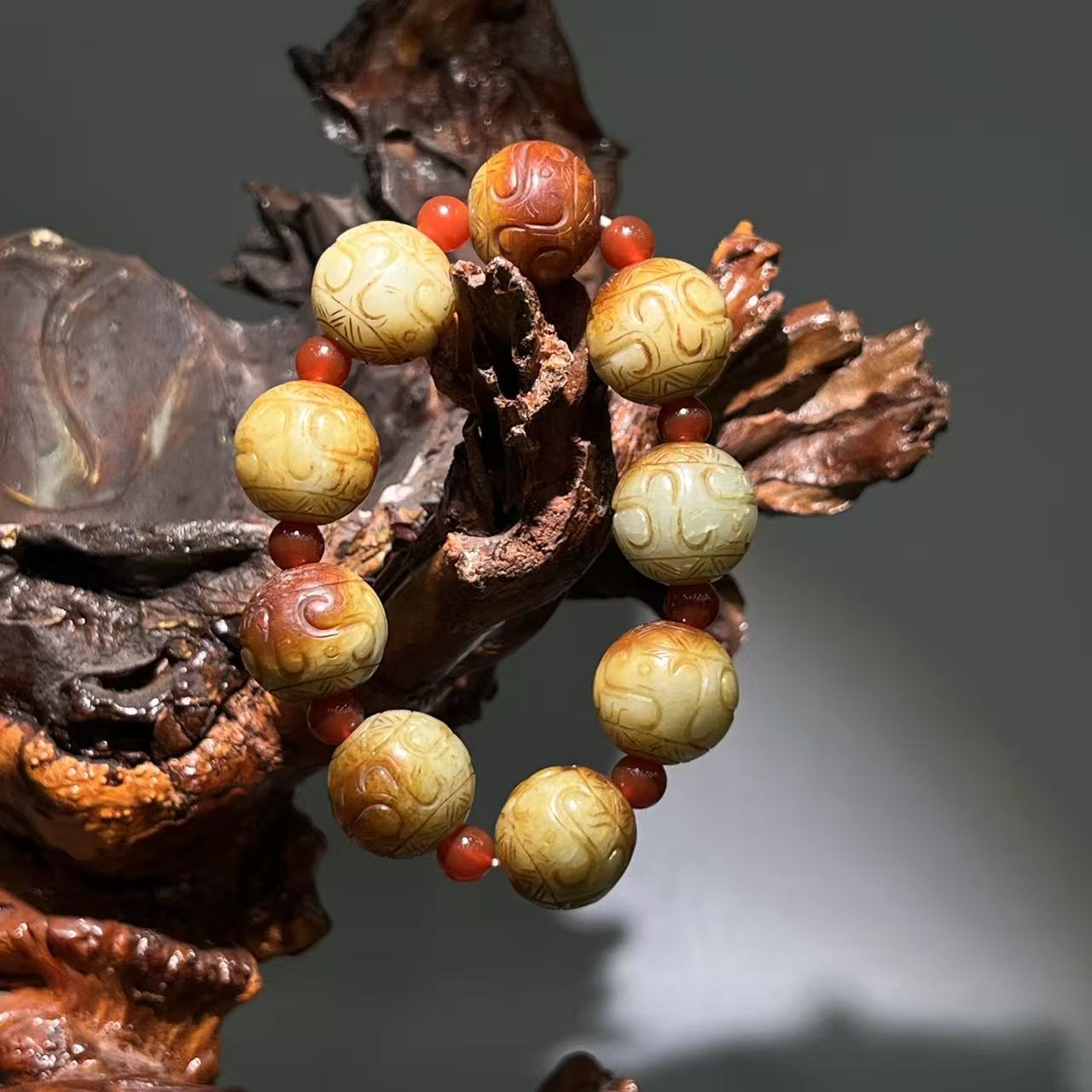 古玉和田玉手串2507150017