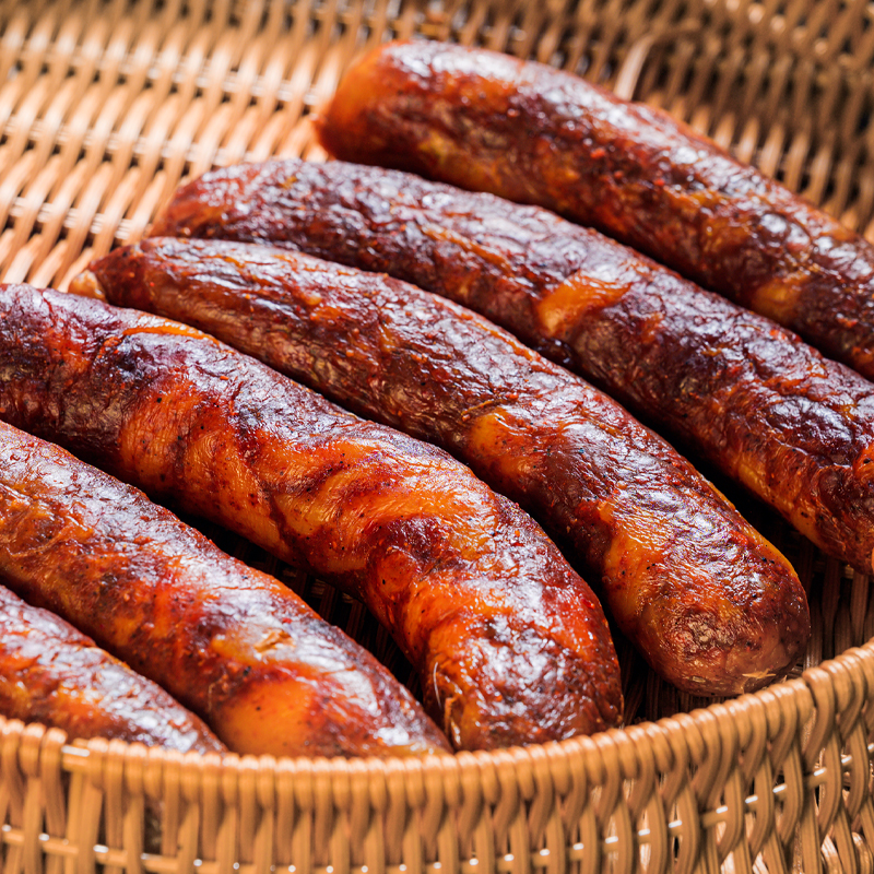四川特产麻辣烟熏香肠正宗川味纯肉腊肠