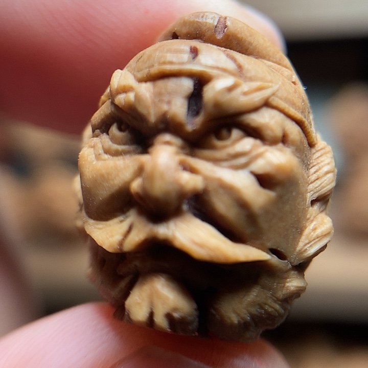 纯手工手刀钟馗头一个