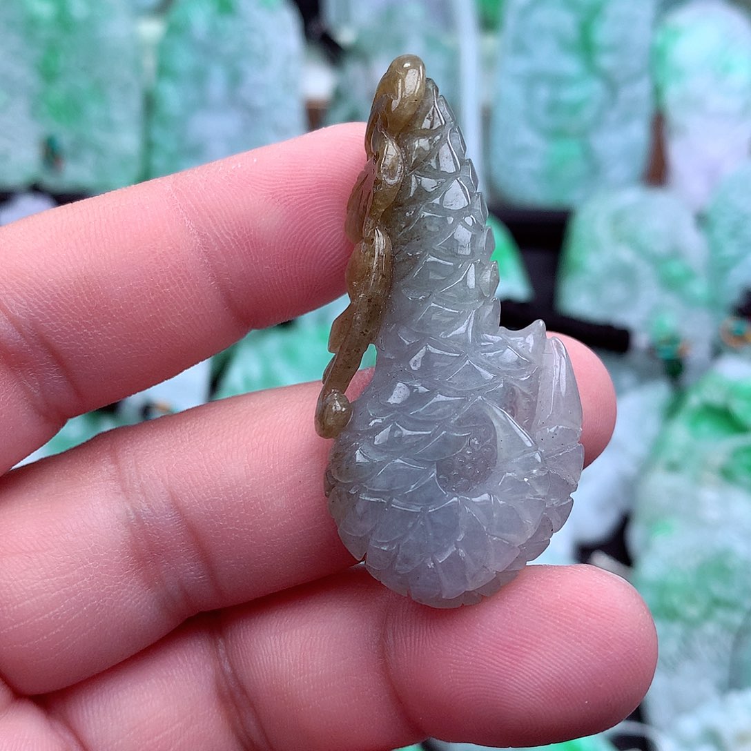 翡翠吊坠(不含链)未镶嵌