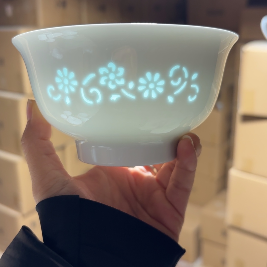 瓷碗景德镇陶瓷两只好的不带底款