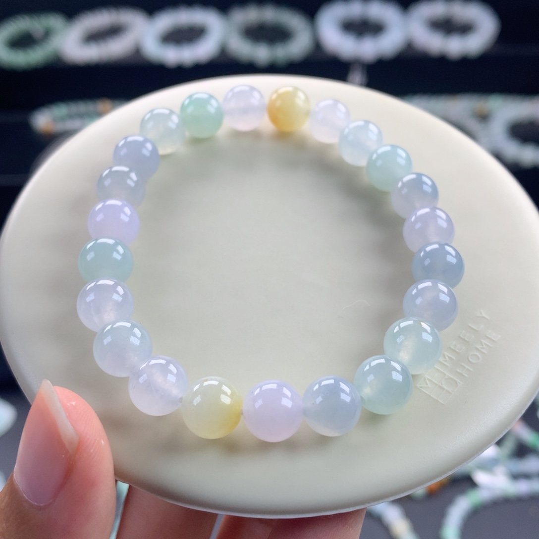 翡翠未镶嵌手链卡8