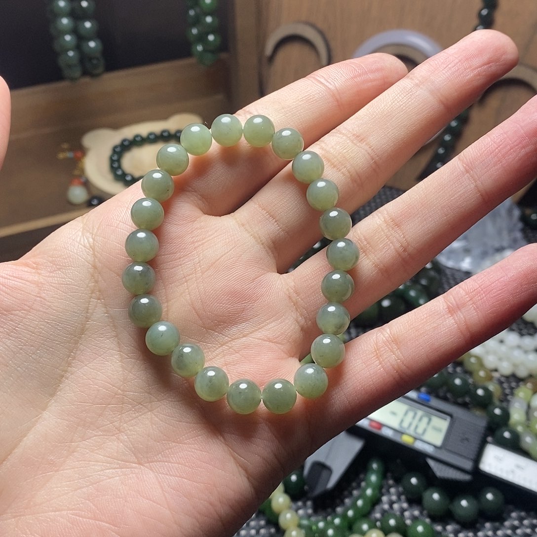 @***K和田玉未镶嵌手串