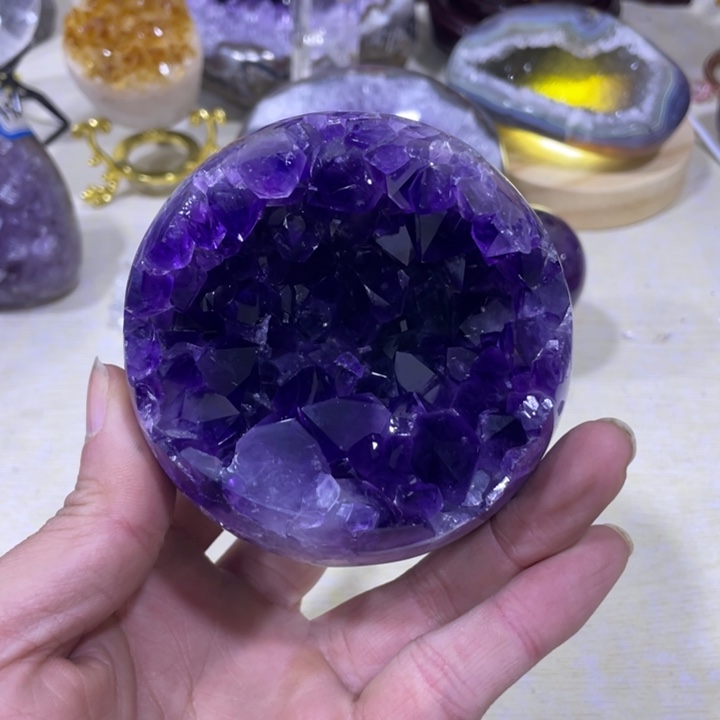 紫晶开口笑未镶嵌