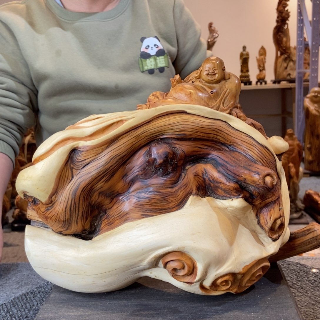 柏木（崖柏）太行崖柏根雕摆件