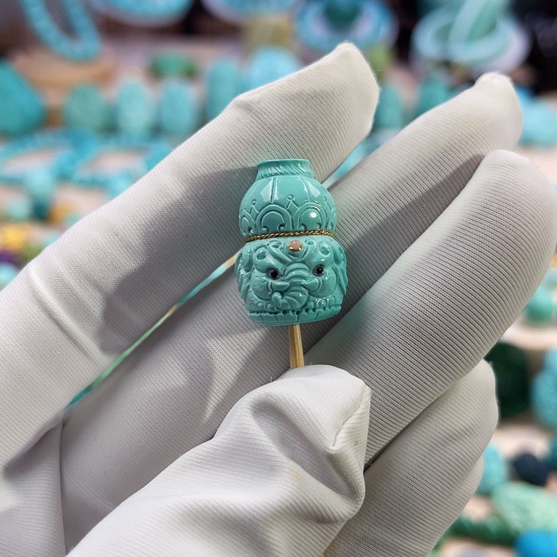 绿松石珠宝奇石未镶嵌