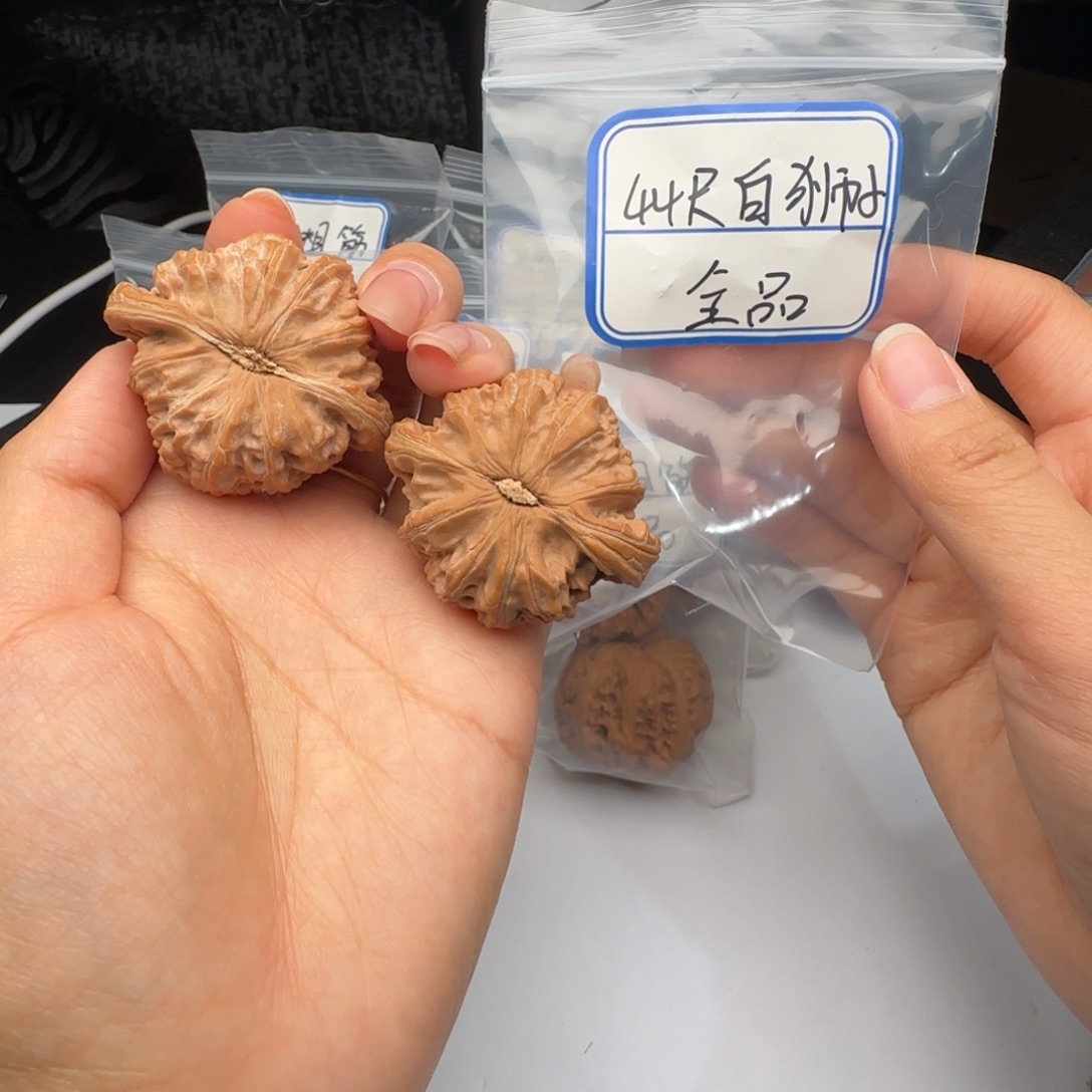 吊坠文玩核桃44白狮子