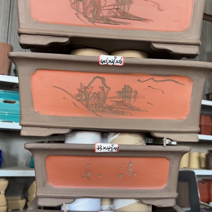 紫砂花盆           138-4