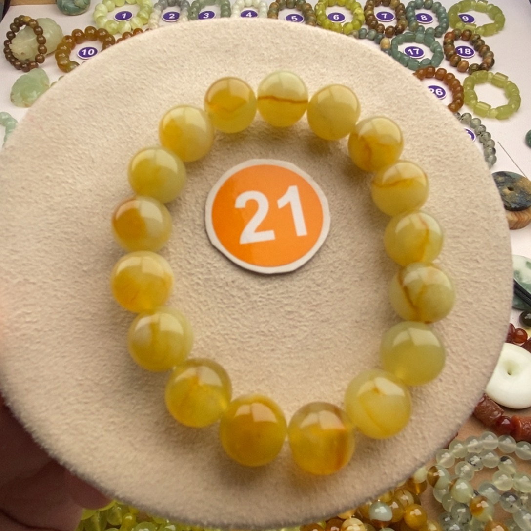 蛇纹石玉未镶嵌手串