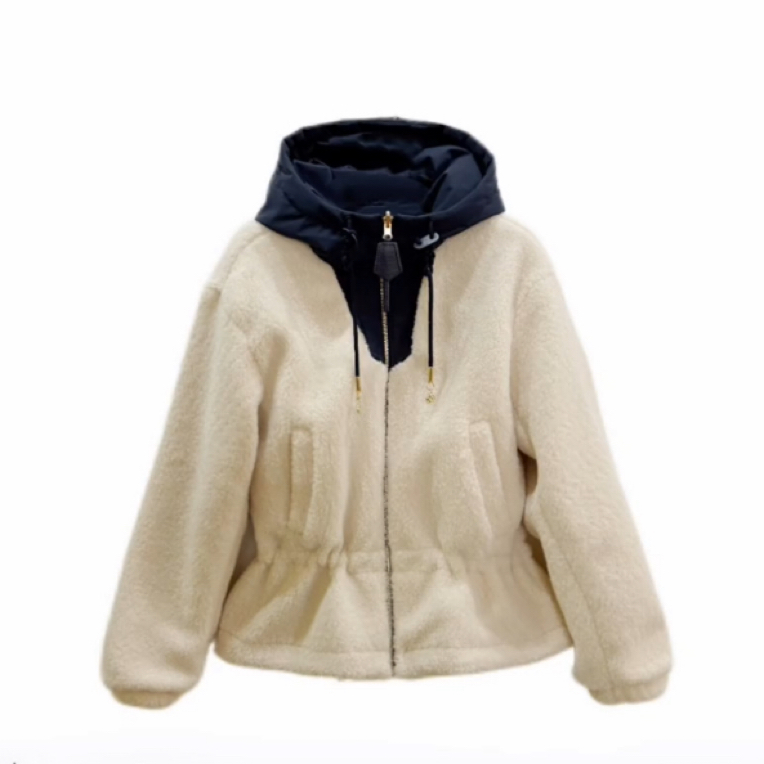 25652 L圣诞滑雪系列老花两面穿羊羔绒外套 