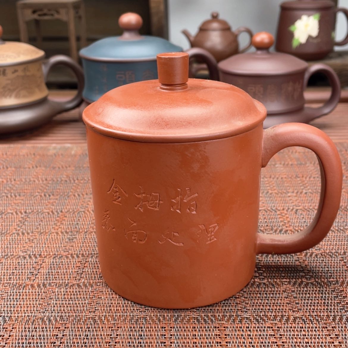 【闪购商品】紫砂茶杯宜兴原矿紫砂盖杯微瑕