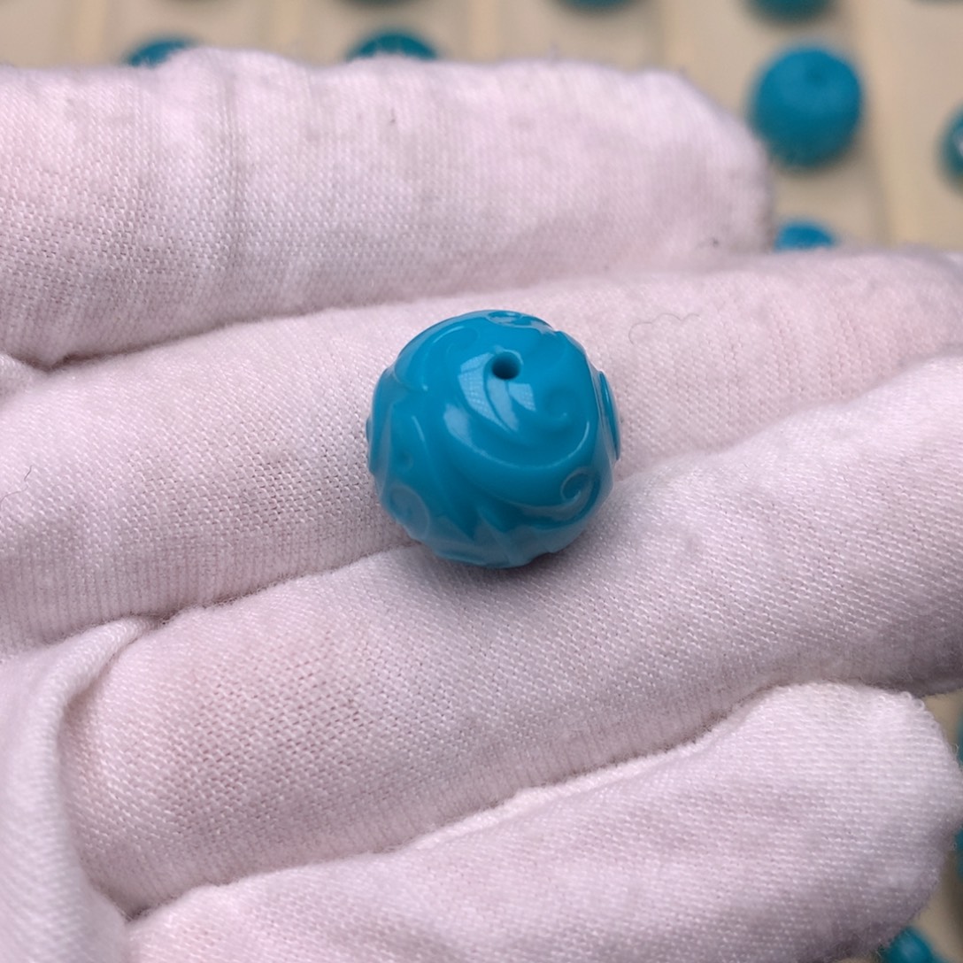 绿松石未镶嵌绿松石博古13.8