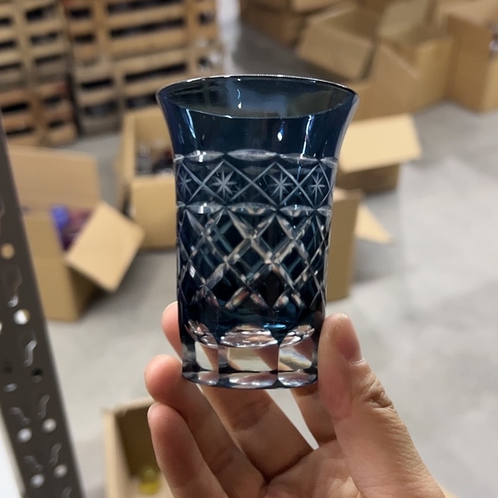手柄款水晶玻璃微瑕一个