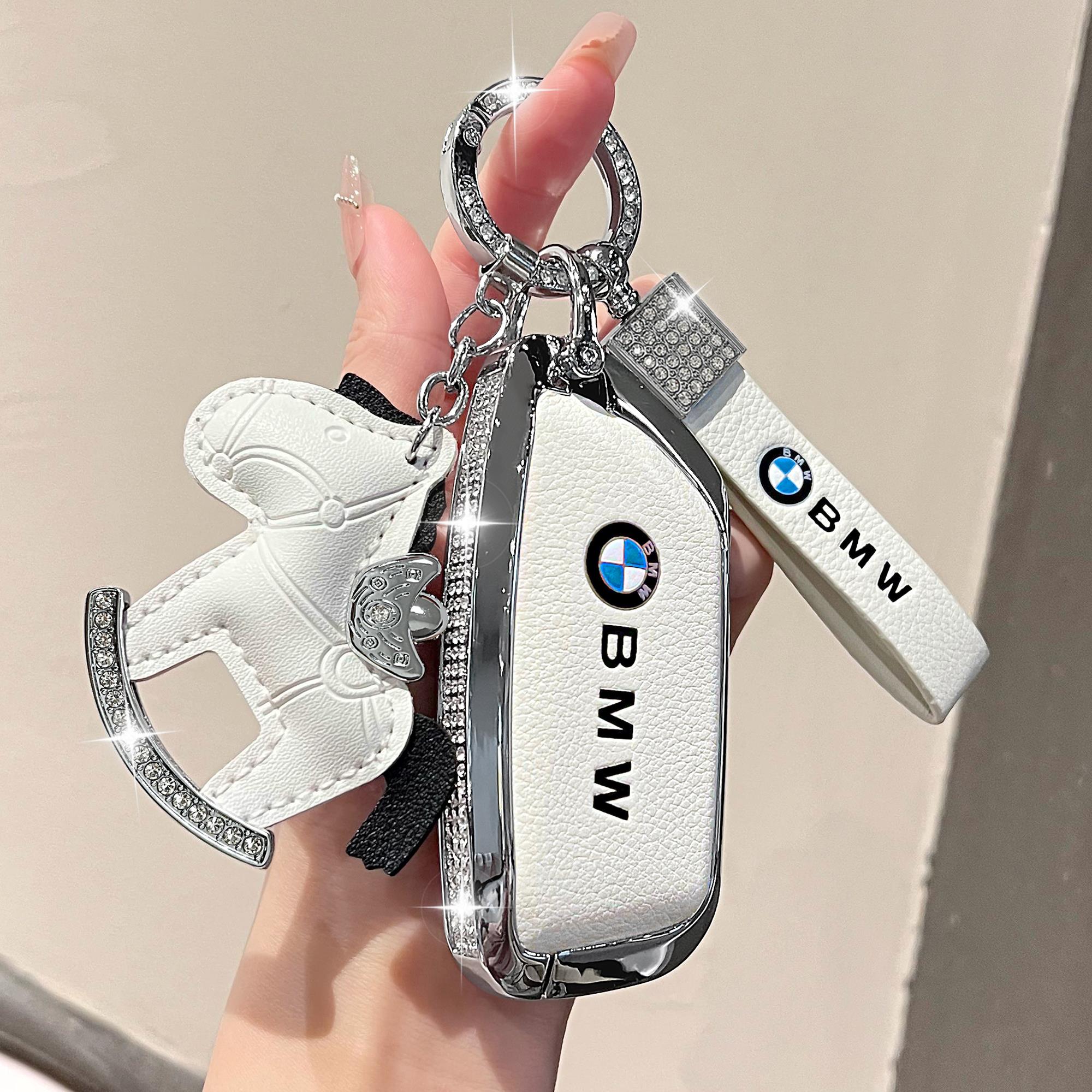 宝马X1钥匙套五系530li525新款X3X5女7系i5 i7 iX iX1壳X2X6车扣
