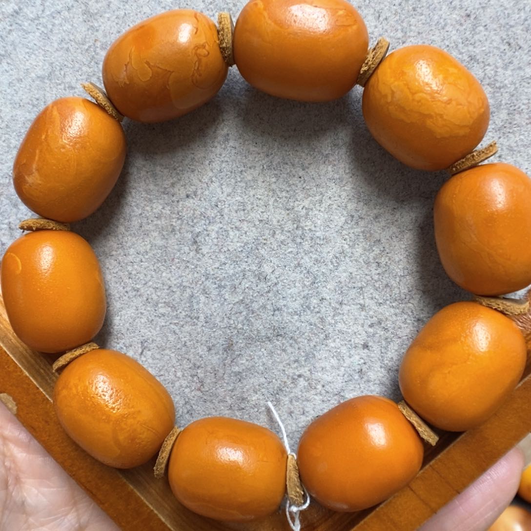 蜜蜡手串未镶嵌蜜蜡