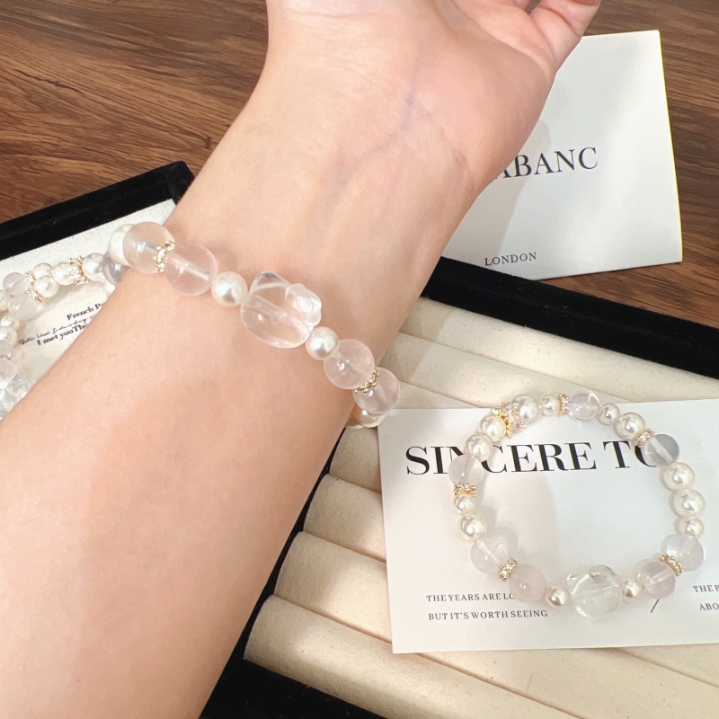 X725[糖果kitty ]墨粉白水kitty手链高端轻奢手串多样性发一