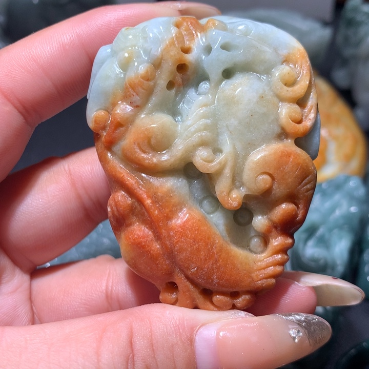 翡翠未镶嵌颈饰保真天然A货翡翠