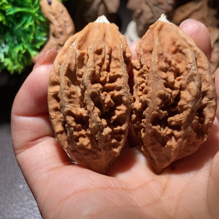 把件文玩核桃东北楸子小雪96