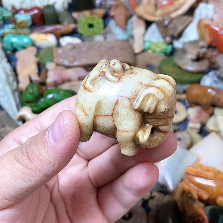 和田玉未镶嵌颈饰115