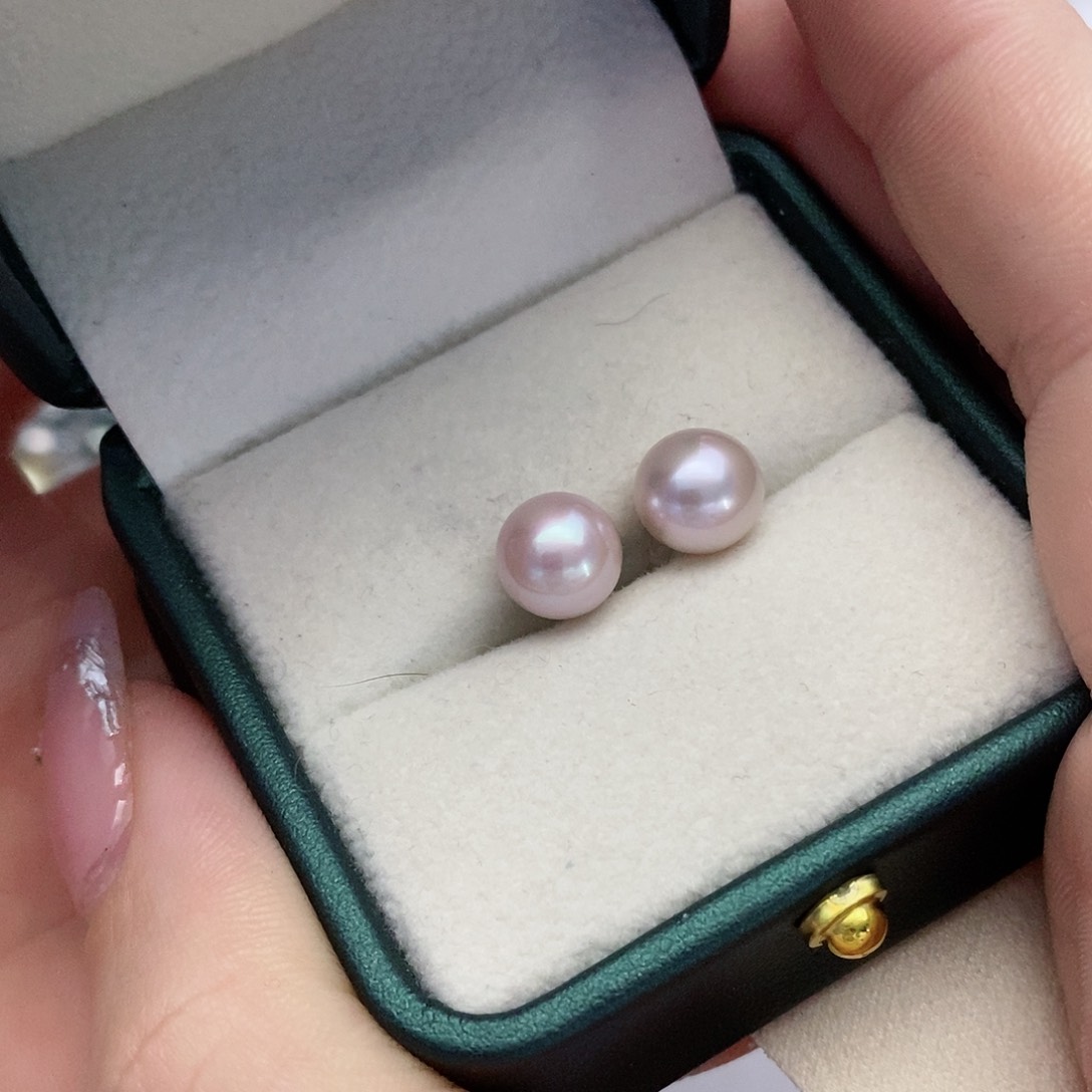 【闪购商品】淡水珍珠耳饰银S925镶嵌51